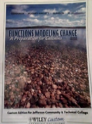 Functions Modeling Change: A Preparation for Calcu