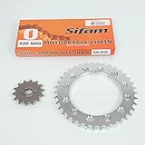 Kit chaîne Sifam compatible avec Moto Honda 350 Xl R 1985 à 1987