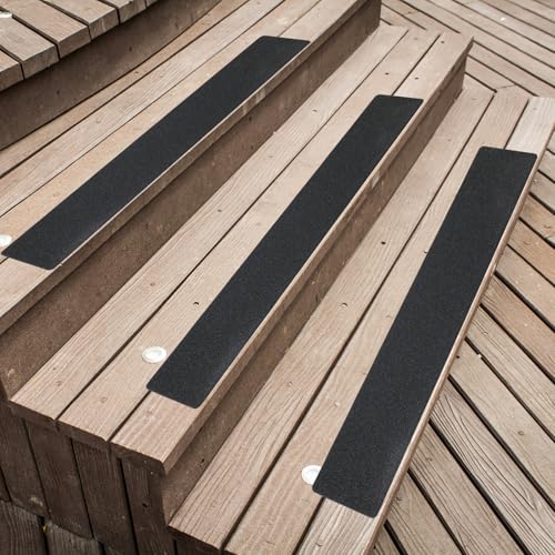 Image of Anti Slip Tape Black 2 in x 20FT Non Skid Tape for Stairs Outdoor Indoor, Best Grip Non Slip Strips Tape High Traction Adhesive for Stairs Step