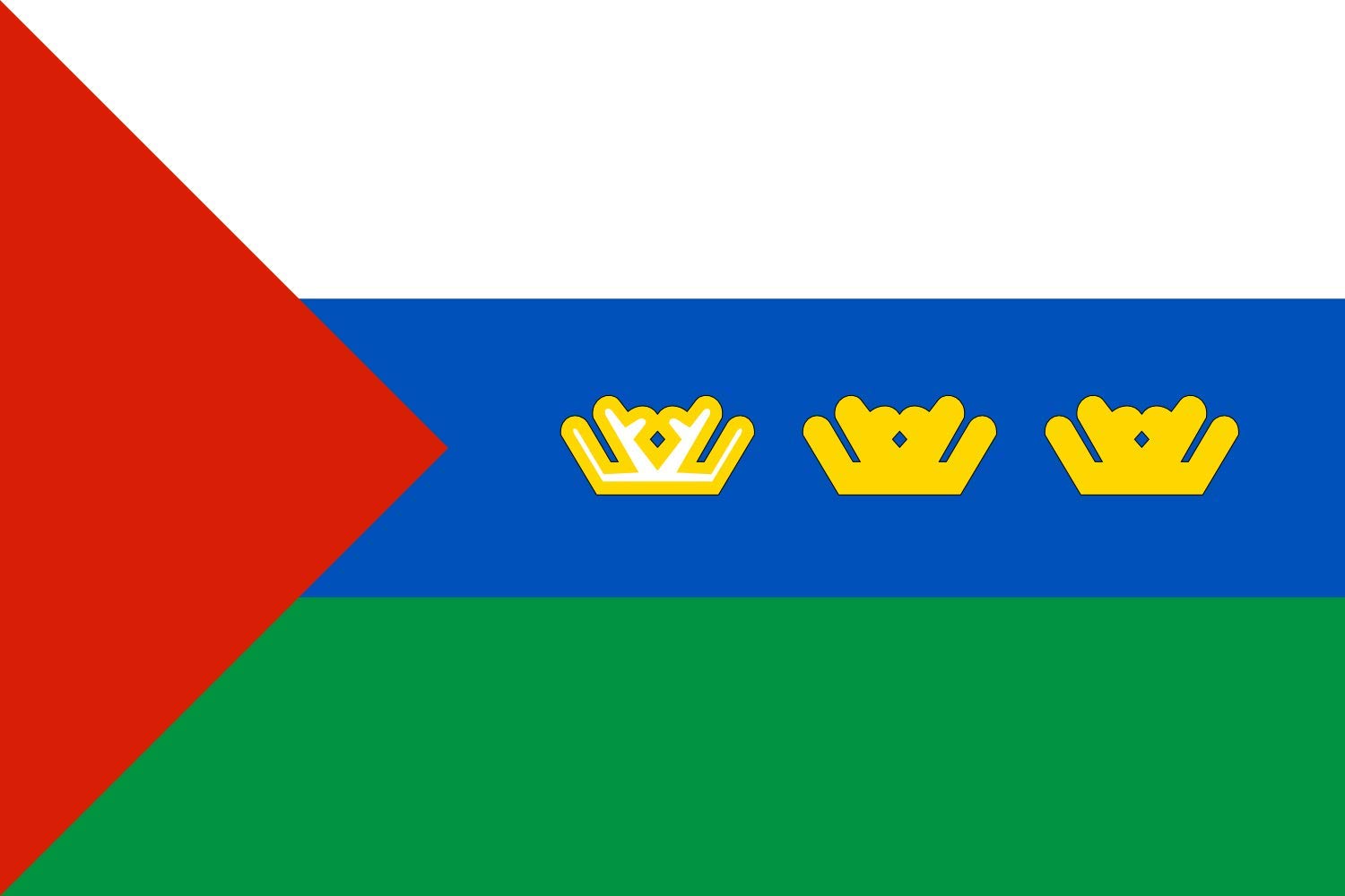 Drapeau Tyumen Oblast 1995-2008 taille XL pour collectionneurs d'histoire