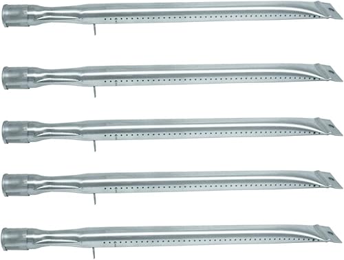 Dongftai SA241A (paquete de 5) quemador de acero inoxidable de 16.5 pulgadas para Charmglow 810-2320 Grill Pro 226454 226464 236454 236464 Master