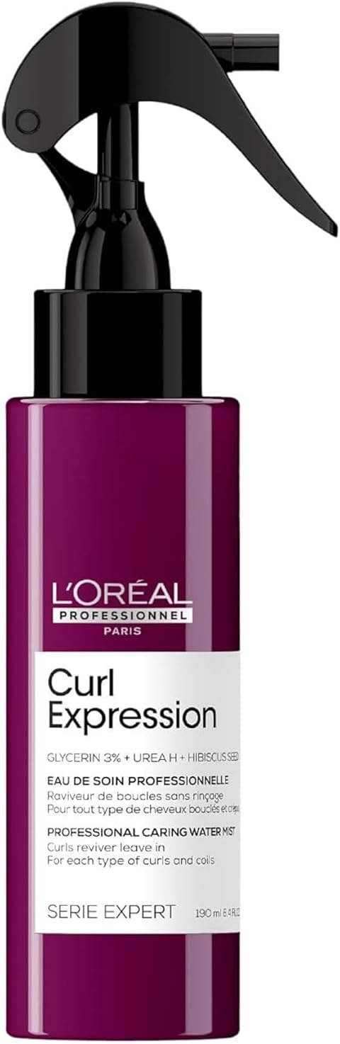 L'Oréal Professionnel Auffrischendes Lockenspray für welliges und lockiges Haar, Serie Expert, Curl Expression Curls Reviver Leave-In