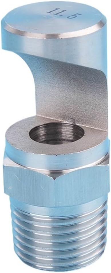 Wide Angle Fan Nozzle 1pc Stainless Steel Nozzle 1/8 1/4 3/8 3/4 1/2 Spray Angle for Garden Grass Watering Flat Fan Nozzle Industrial Part(3I8 1.6mm Hole)