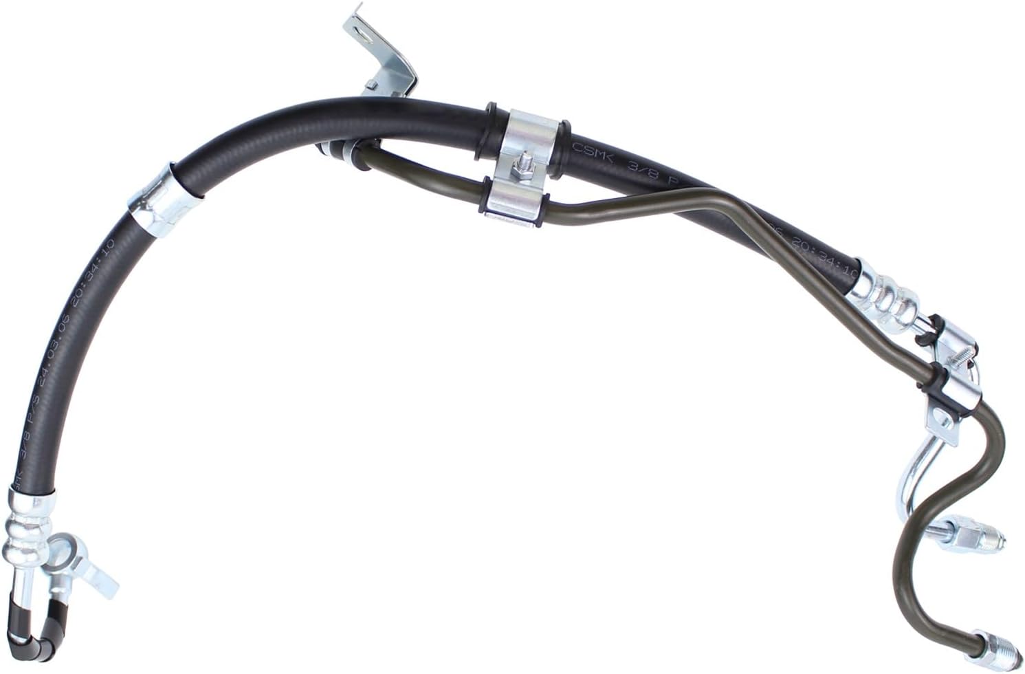 NewYall Power Steering Pressure Line Hose for Toyota Camry 2002-2010 Solara 2004-2008.