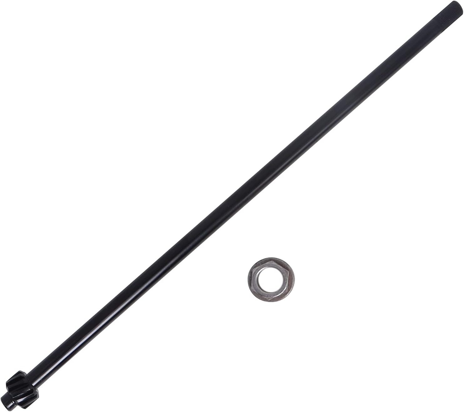 HAQQI 738-0919 Steering Rod Shaft Fit for Compatible with MTD 753-04517 738-0919A 738-0919B 76-044 with 941-04124 Hex Steering Bushing Lawn Mower Steering Shaft