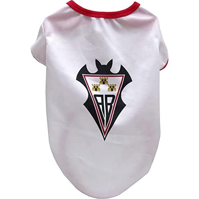 ALBACETE BALOMPIÉ - Camiseta para Perro o Gato, 7 Tallas Disponibles, Equipación del Equipo, Talla XXS…