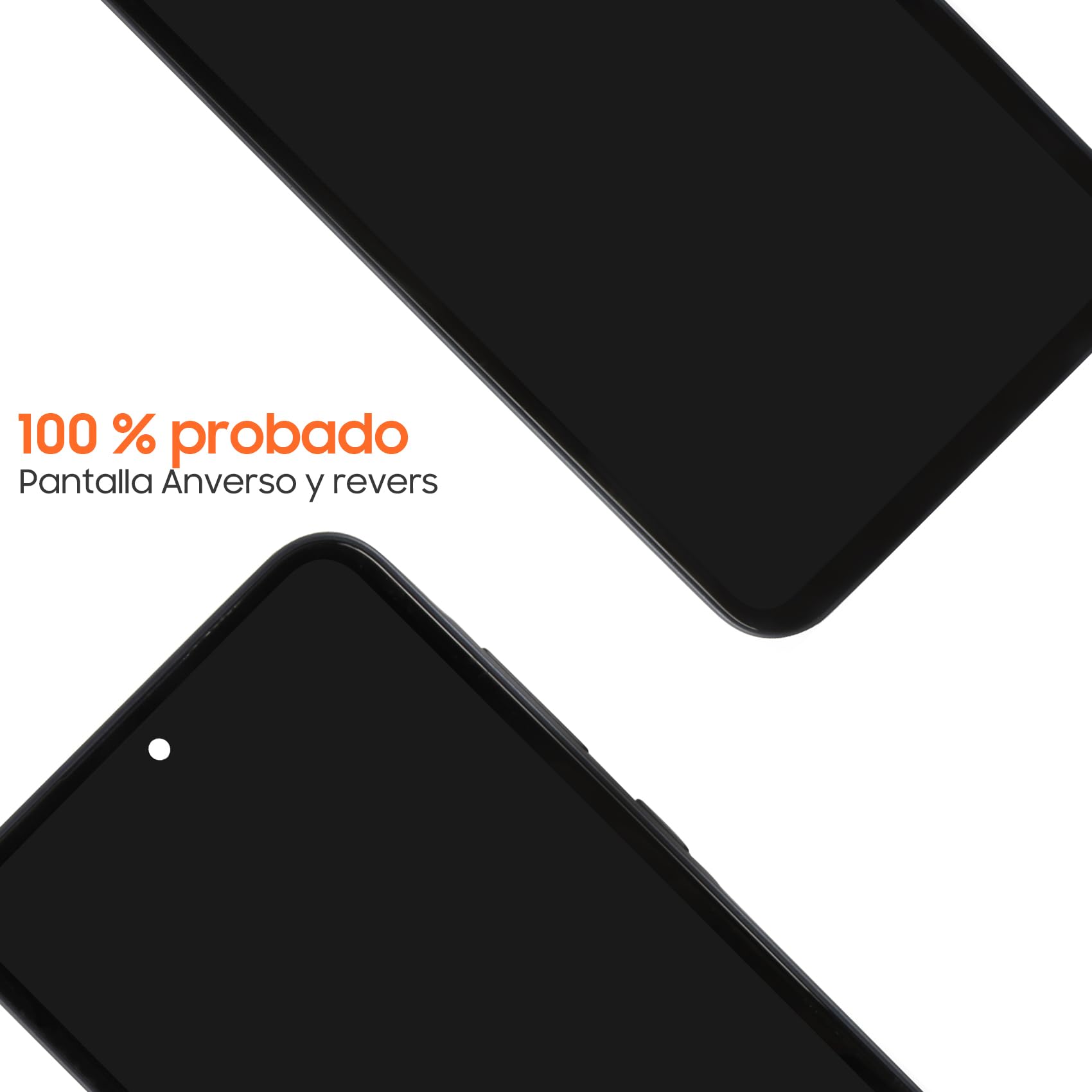 Pantalla LCD para Samsung A35 5G Pantalla LCD para Samsung Galaxy A35 5G SM-A356 SM-A356E SM-A356B Incell 6.6" Pantalla de repuesto táctil y reparación (negro con marco, sin huellas)