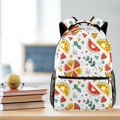 Sac à dos pastèque pour l'école et les sorties décontractées des ados - 5