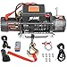 VEVOR Cabestrante Eléctrico 13,500 lbs / 6123.5 kg 12 V, con Cuerda de 24 m, Cabrestante Eléctrico, Polipastos Eléctricos con Control Remoto Inalámbrico (Cuerda de Sintética Resistente)