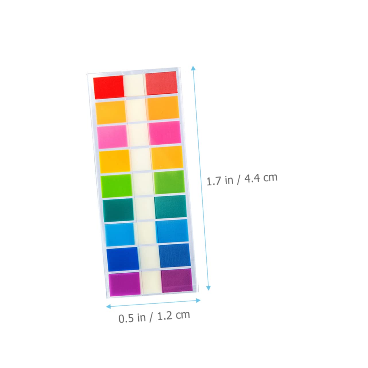 NUOBESTY 4500stücke Haftstreifen Index Tabs Fluoreszierende Klebezettel Für Seitenmarkierung Klassifizierung Und Notizen Geeignet Für Schule Büro Und Zuhause