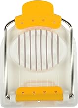 Kai Japan Stainless Steel Egg Slicer, White & Yellow