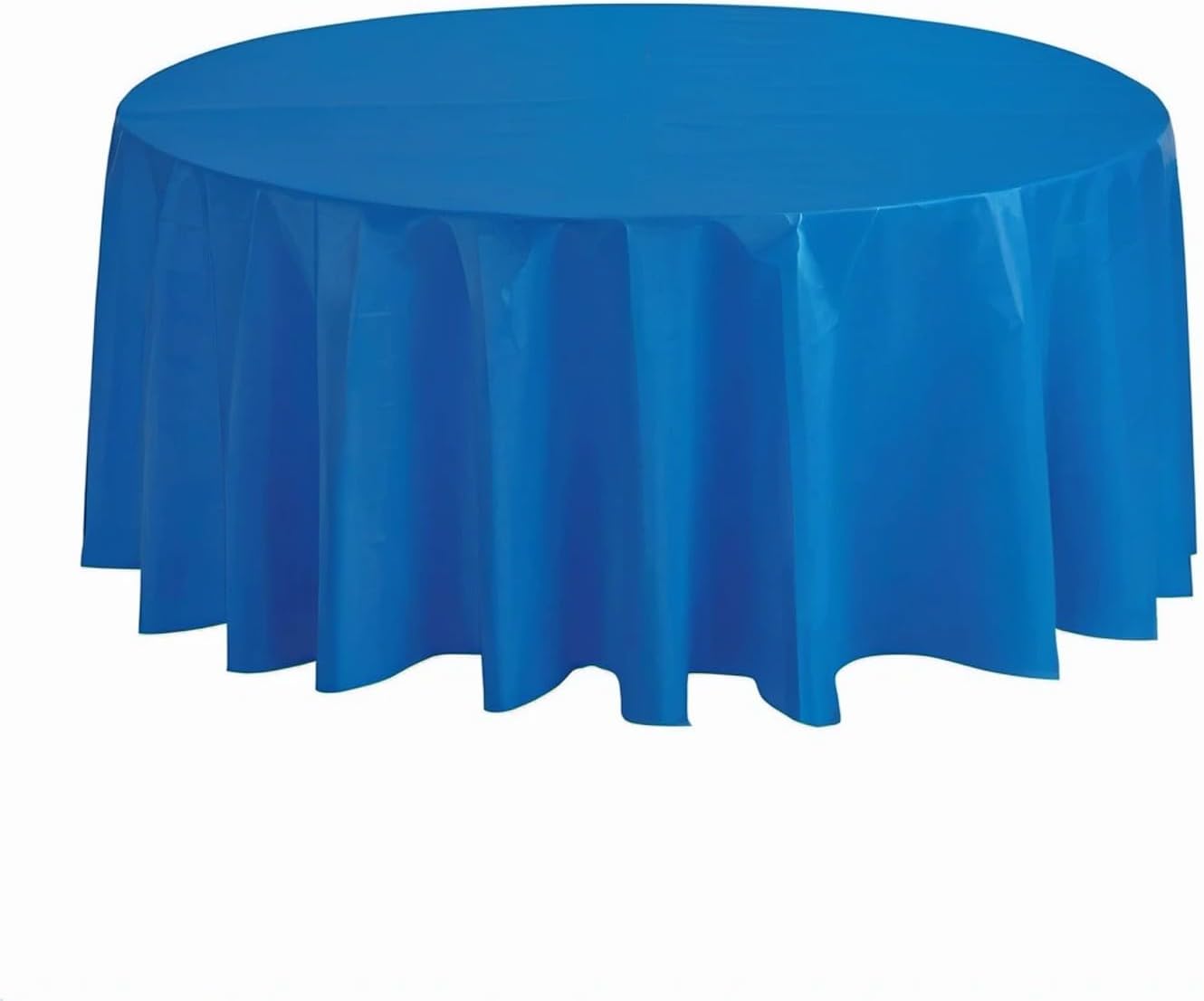 ROYAL7 3 Pack Turquoise, Rectangle Disposable Plastic Tablecloth for Picnic, Birthday, BBQ, Party, Wedding (Turquoise, Rectangle, 54in. X108in.) image 3