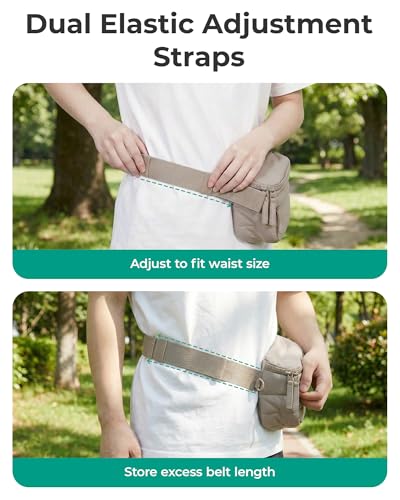 Image of BAGSMART Fanny Packs for Women Cross Body Lightweight Puffy Belt Bag