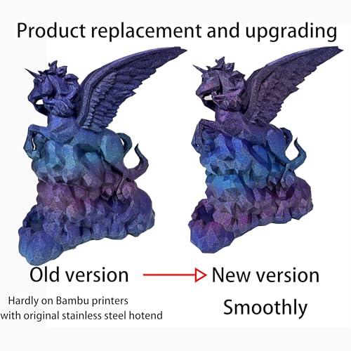 Stronghero3D PLA 3D-Drucker-Filament, 1,75 mm, Vertigo Galaxy Rainbow, mehrfarbig, Genauigkeit +/- 0,05 mm, Nettogewicht: 1 kg, für Ender3 Prusa – Bild 5