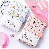 agenda hello kitty 2018 El diario de escritura de cuero se siente y se ve tan bien. Cuando lo recorres con los dedos, no se siente perfectamente liso. Se siente real El cuero PU se ve antiguo y rústico, suave, liso, pero sin olores. El estilo de diseño clásico de este portátil nunca pasa de moda, lo que hace que se utilice durante mucho tiempo.
