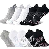 THATISHE Ankle Socks Womens Athletic Running Comfort No Show Socks Cushioned 5Pairs