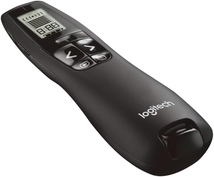 Logitech R700 Presentation Pointer - Laser - Wireless - Black - Radio Frequency - USB 2.0