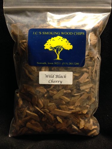 J.C.'s Smoking Wood Chips - 210 Cu Inch Gal Bag - Wild Black Cherry