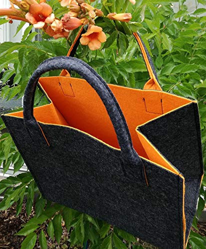 LaFiore24 - Borsa in feltro per la spesa, da