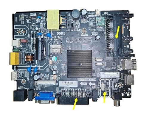 Carte mère TP.MS338E.PA671 TV WiFi pour résoudre les pannes d'allumage et de réseau