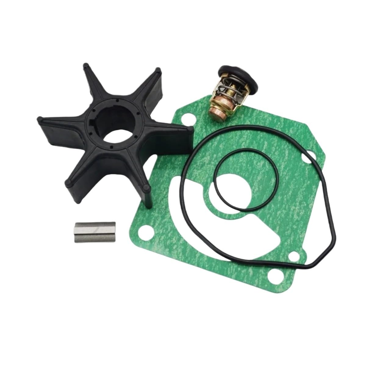 Kühlmittelpumpe für Pkw, passend für 115/130 PS BF115A/BF130A Marine-Außenbordmotoren, inklusive Reparaturset für Wasserpumpe, Thermostat, Kraftstofffilter, Dichtung und Stift