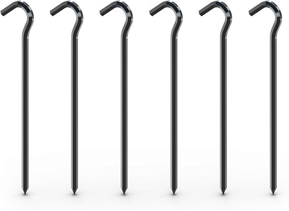 Enphase Stakes Set of 6 Ground Anchors for IQ Portable Panel, Secure Panels Outdoors in Wind or Soft Terrain