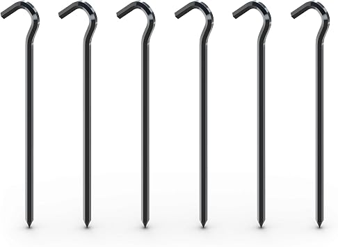 Enphase Stakes Set of 6 Ground Anchors for IQ Portable Panel, Secure Panels Outdoors in Wind or Soft Terrain