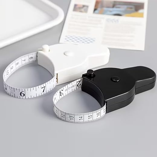 Body Measuring Tape Easy Read Design, Measuring Tape Retractable Flexible Tool for Fitness Sewing Use