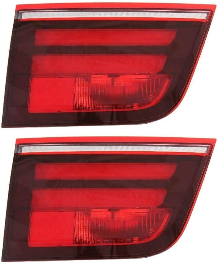 2 Set of - Tail Light Bulb Left Inner Side Clear Red Lens Bulb Tail Lamp for BMW for X5 2011-2013