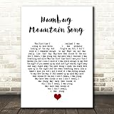 Humbug Mountain Song White Heart Song Lyric Quote Music Print