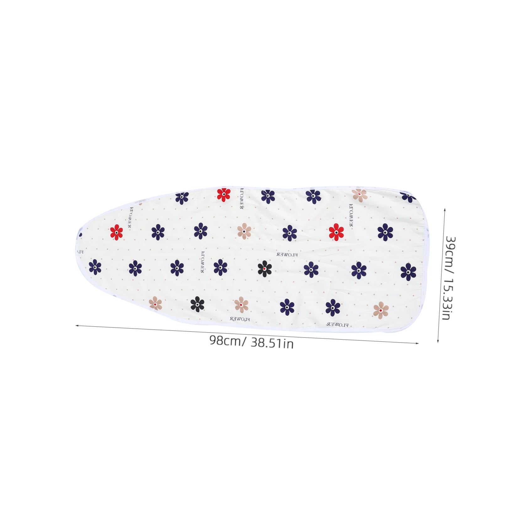 ERINGOGO Ironing Board Cover Stain Resistant Cotton Slip Design Fits Boards Accessory for Home Ironing Floral Pattern