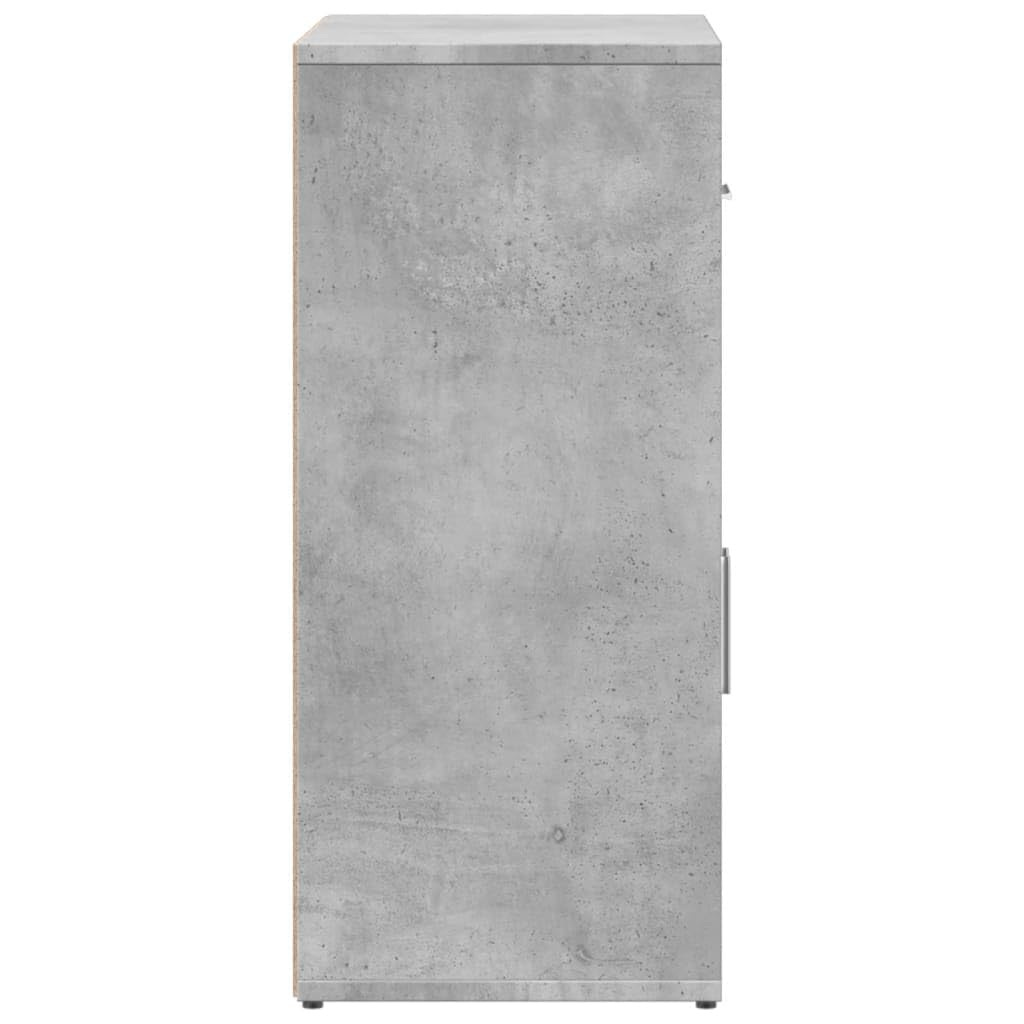 Hothingwell Bufet Niski Szary 60 x 31 x 70 cm Drewno Inżynieryjne