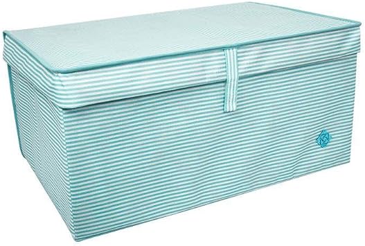 Alas Mega Plus Jumbo Boy Katlanır Kumaş Saklama Kutusu 70x41x30 Çok Amaçlı Kapaklı Kutu Hurç Sandık