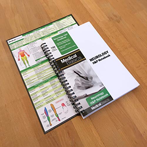 Neurology H&P Notebook Medical History And Physical Notebook, 100 Medical Templates With Perforations #TOP2