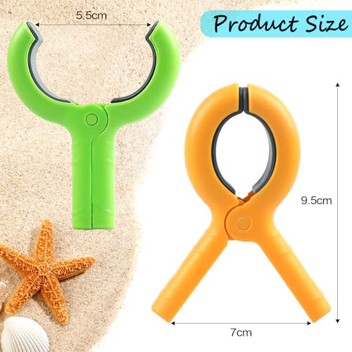 8 Stück große Wäscheklammern Handtuchklammern für Strandliegen, Klammern für Strandliegen, Winddichte Strandtuchklammern für alltägliche Wäsche Towel Clips für Badetuch, Teppich, Dicke Kleidung