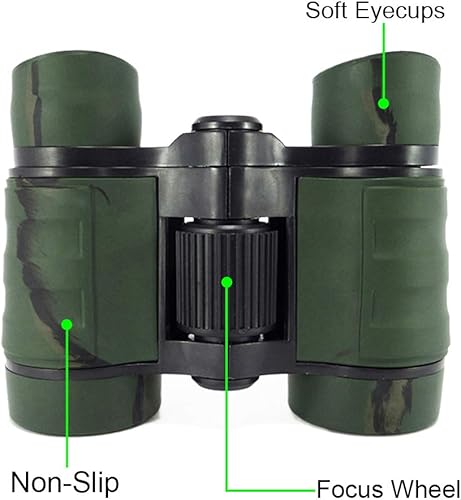 Miniatura 5 de Juego de aventuras al aire libre para niños binoculares de juguetes educativos para niños, linterna LED, brújula, lupa, silbato, red de mariposa y