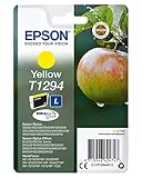  Epson T1294 Yellow Ink Cartridge w/Alarm, C13T12944022 (w/Alarm)