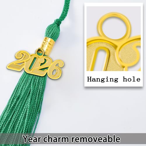 Image of 2026 Graduation Cap and Gown Matte Unisex for High School Bachelor | Heavyweight Matte Polyester, Zipper Closure, Adjustable Cap with 2026 Tassel, Sizes 39-60, Bulk Orders Available