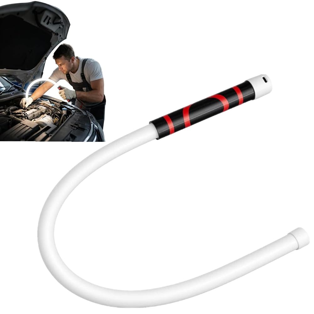 Flexible LED Flashlight Stick, 27" Bendable Mechanic Work Light Rechargeable High Lumen Professional Light 3 Brightness Modes, Automotive Illumination Tool for Car Repair Inspection Tight Spaces