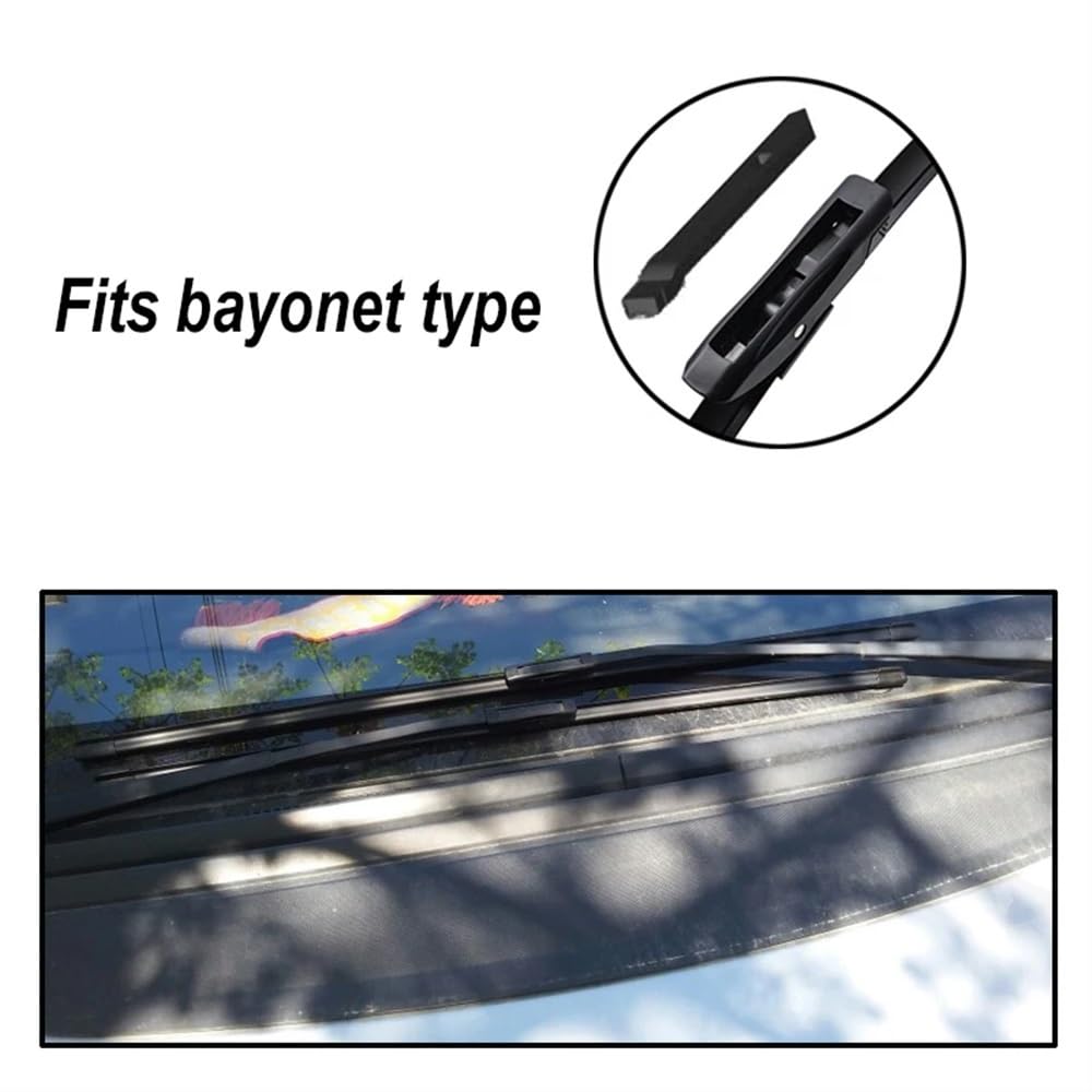 Wycieraczka przednia i tylna wycieraczka pióra Kompatybilny z Renault Scenic 3 / Grand Scenic 3 2009-2016 szyba przednia szyba 30 "26" 12"