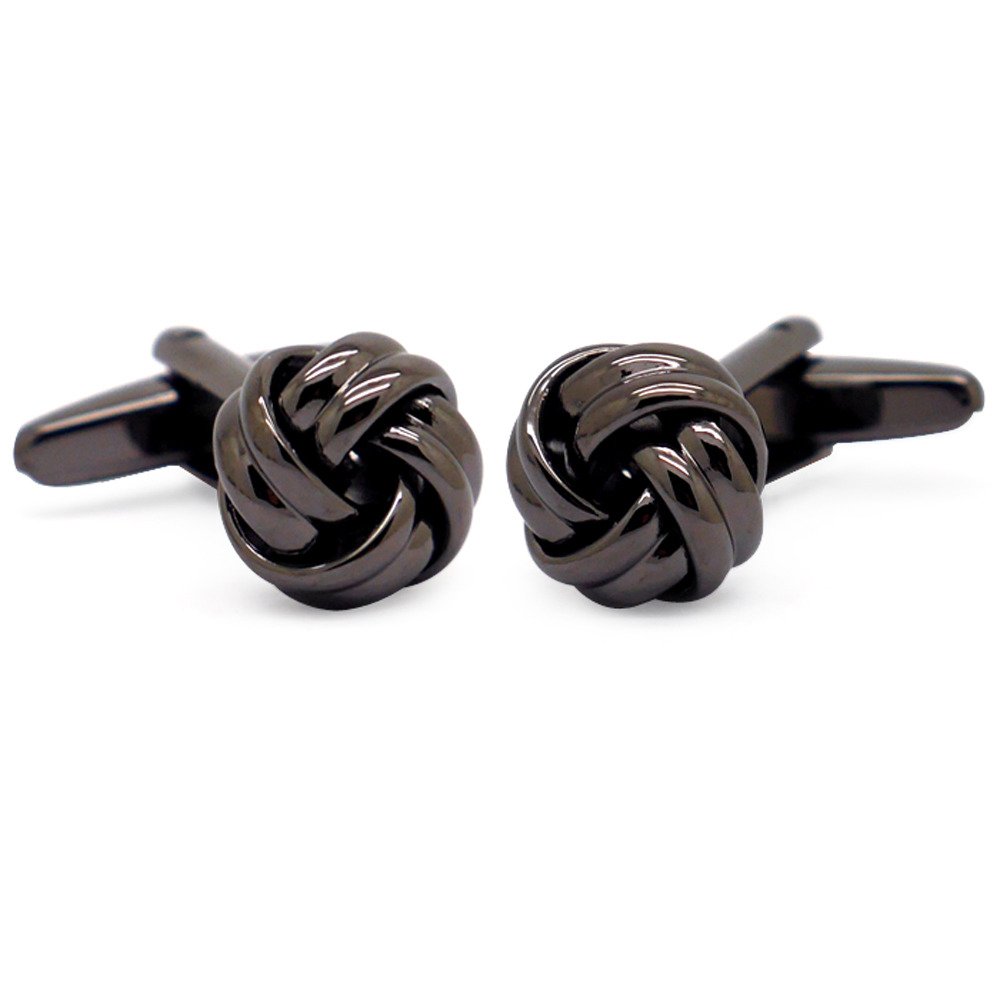 Knot Cufflinks for Mens Shirt Business Wedding Gift