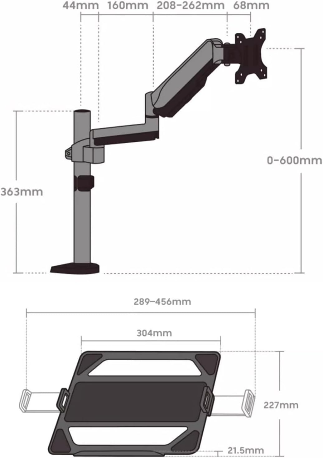 Electric screwdriver，Power Screwdriver with， Tiltable Dual Monitor Desk Mount Monitor Stand