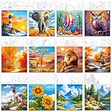 GLASSWINDS 12 Pcs Pre Drawn...