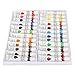 24 Color Gouache Paint, Strong Covering Power Acrylic Paint Set with Color Card for Students