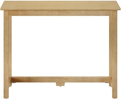 Miniatura 5 de Plank+Beam Escritorio de escritura, escritorio simple para dormitorio, escritorio de estudio de oficina en casa, 39 pulgadas, natural