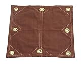 6X8 18oz Heavy Duty Canvas Tarp with Reinforced Grommets Every 2'