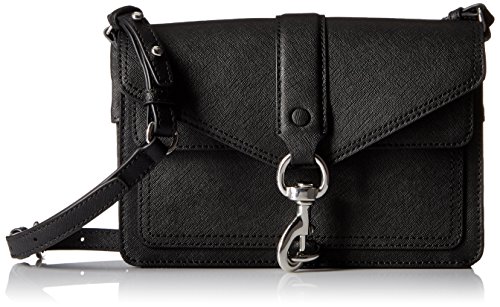Rebecca minkoff hudson moto mini, black