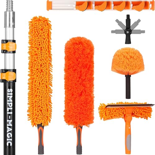 Simpli-Magic 20 Foot High Ceiling Duster Kit with 5-12ft Hea...