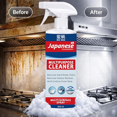 Image of Japanese Multipurpose Cleaner Stain Removal Spray | For Tiles, Sink, Bathroom, Floors & Hard Surfaces | Household Surface Cleaning Spray - 300ml (Pack 1)