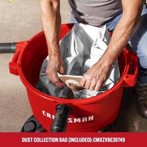 CRAFTSMAN CMXEVBE17595 16 Gallon 6.5 Peak HP Wet Dry Shop Vacuum - Image 5